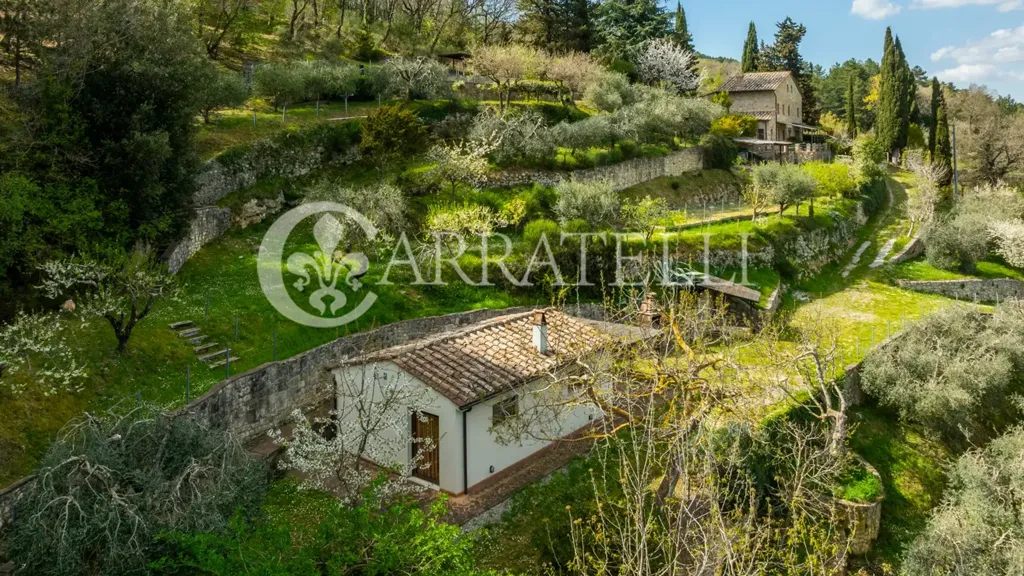 Vue aérienne - Rustic Property with Pool in Sarteano