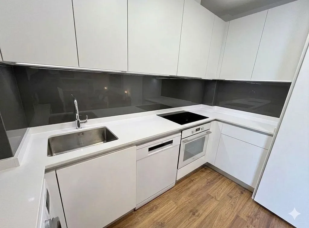 Köök - Apartment with Pool in Gaztambide