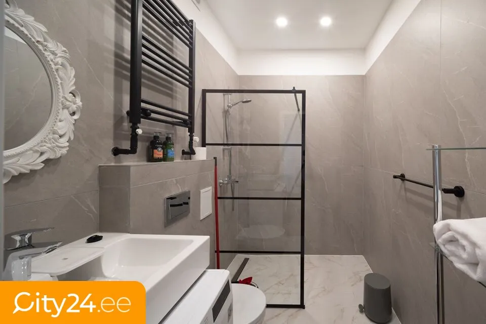 Bagni - Renovated Flat with Shower in Riga Centre