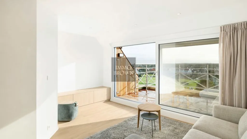 Séjour - Penthouse avec Terrasse et Vue Golf à Knokke Zoute