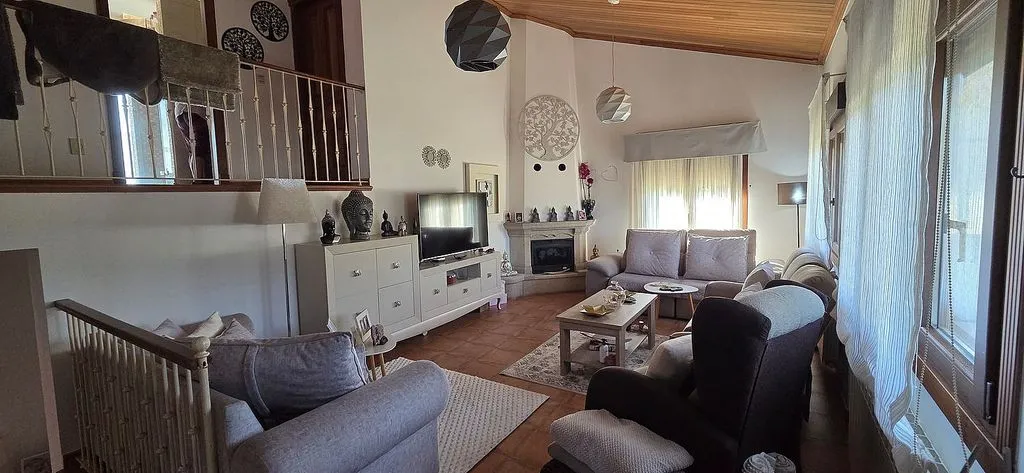 Séjour - Chalet with Pool and Terrace in Tomiño