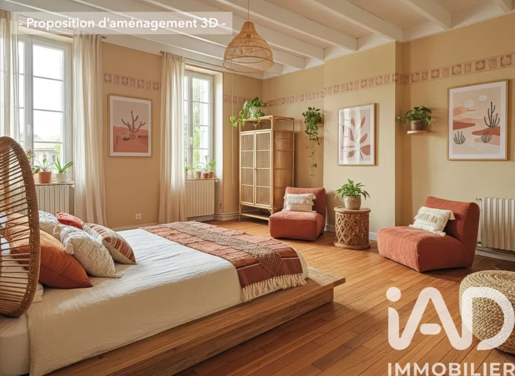Chambres - Maison de Maître avec Dépendances à Migron