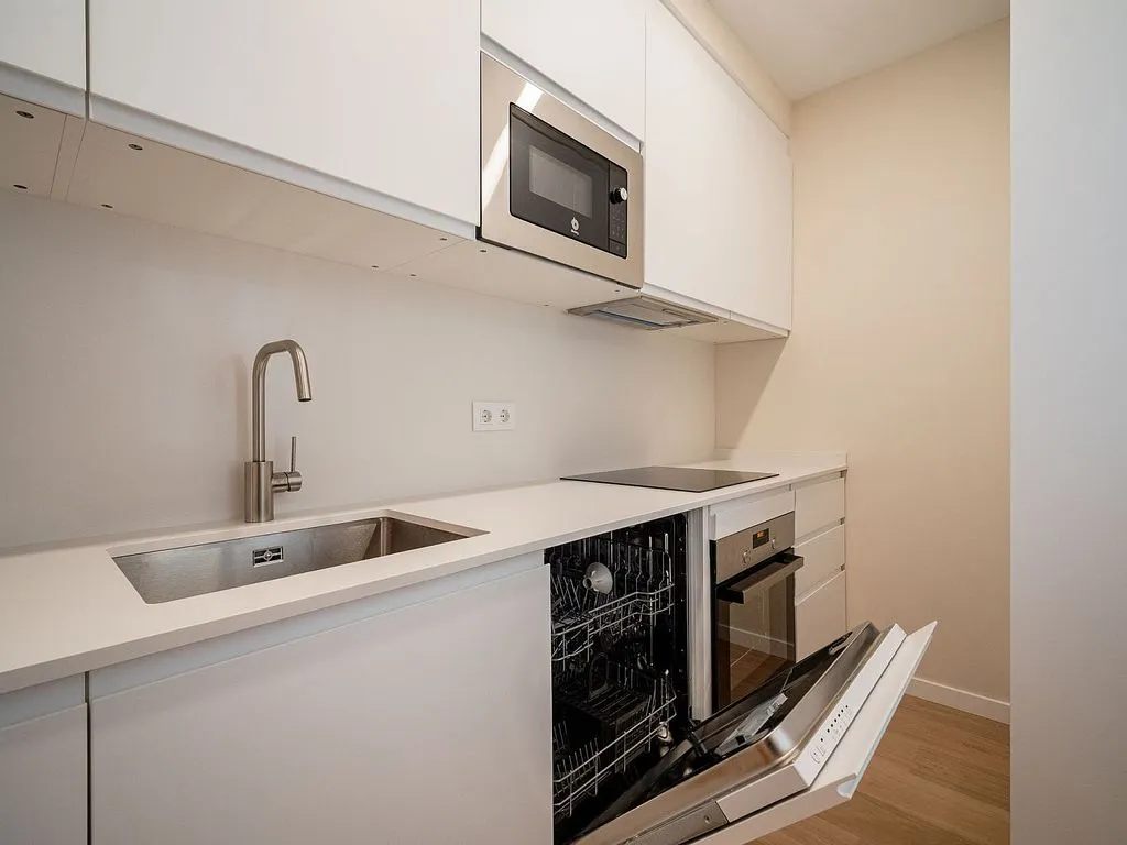 Köök - 3-Bedroom Flat with Terrace in Retiro