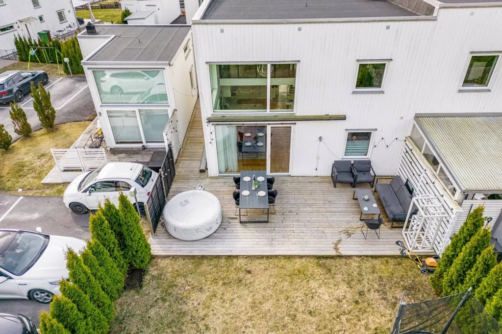 Vista aerea - Two-Storey Apartment with Panoramic Views in Glömsta