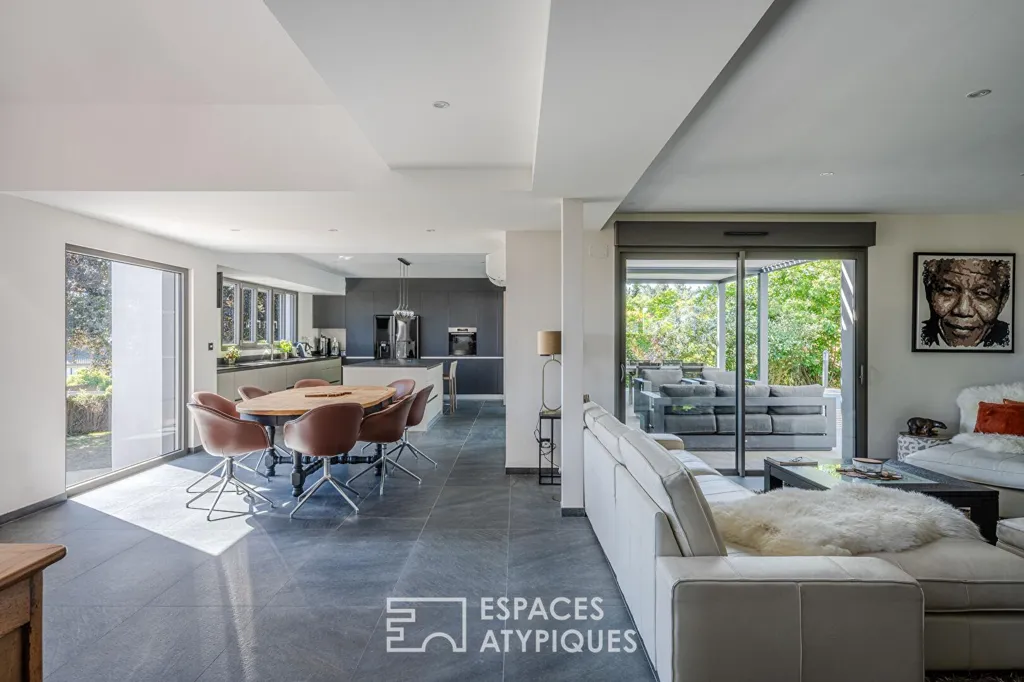Séjour - Maison de Caractère avec Piscine près de Strasbourg