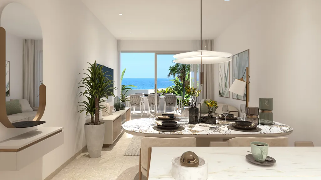 Söögituba - Apartment with Sea View in Mil Palmeras