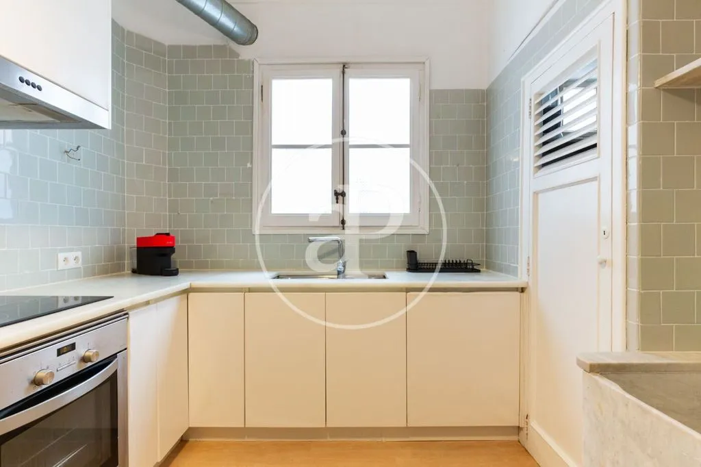 Köök - Luxury Apartment with River View in Valencia