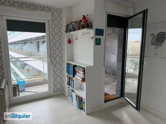 Balcony - Furnished Apartment with River View in Donostia