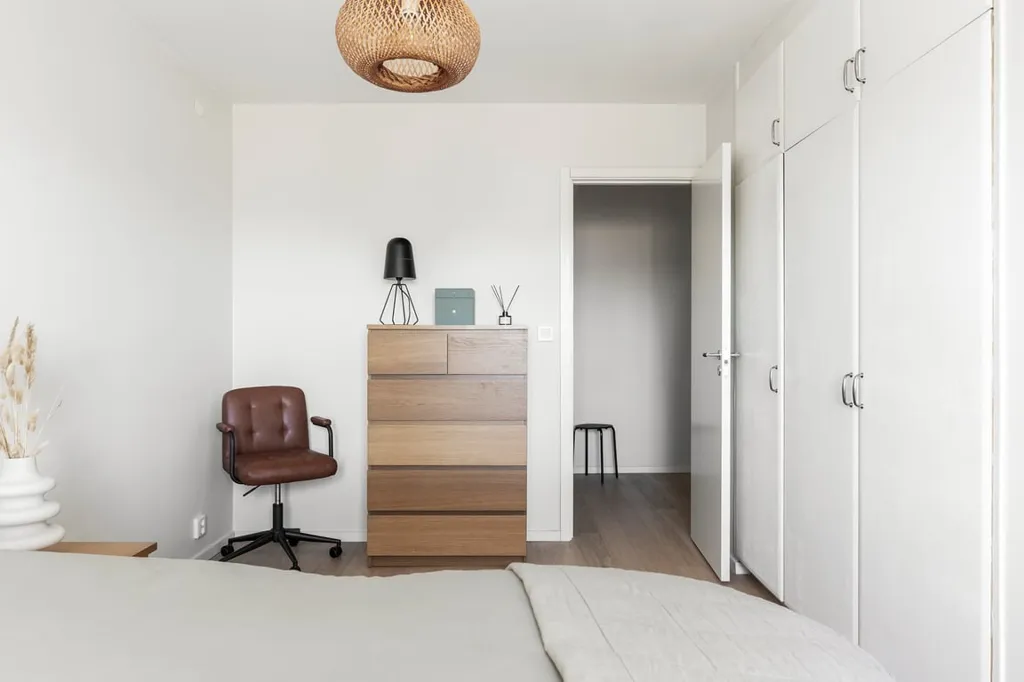 Chambres - Renovated Two-Bedroom with Glass Balcony in Malmö
