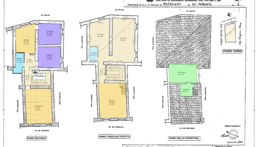 Planimetria - Apartment with Terrace in Marsciano Centre