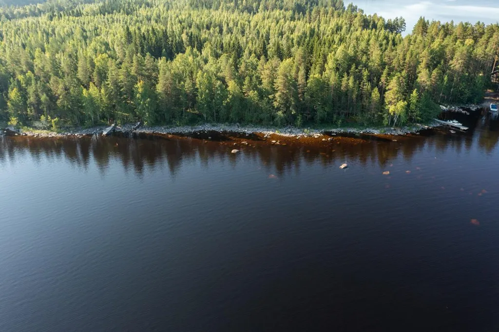 Vista aerea - Lakefront Building Plot in Lieksa