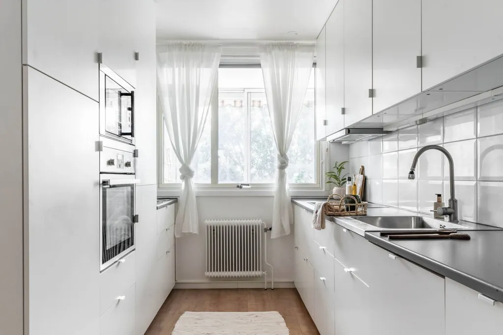 Köök - Apartment with Balcony in Kristianstad