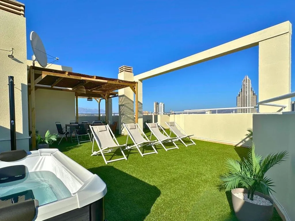 Terrasse - Luxury Apartment with Multiple Views in Benidorm