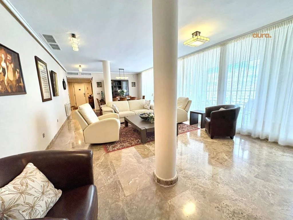 Living Room - Luxury Penthouse with Pool in Playa de San Juan