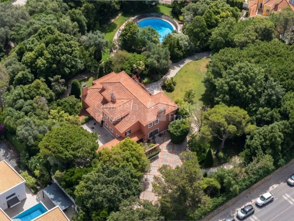 Vue aérienne - Mediterranean Villa with Garden in Birre, Cascais
