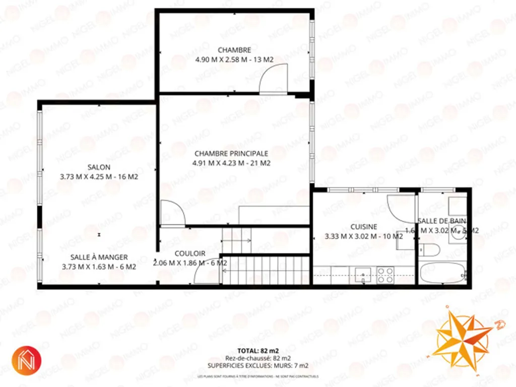 Plan - Immeuble Mixte à Wandre avec Revenus Locatifs