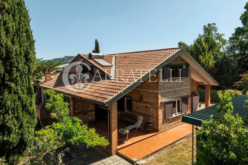 Vue aérienne - Luxury Villa with Panoramic Pool near Massa Marittima
