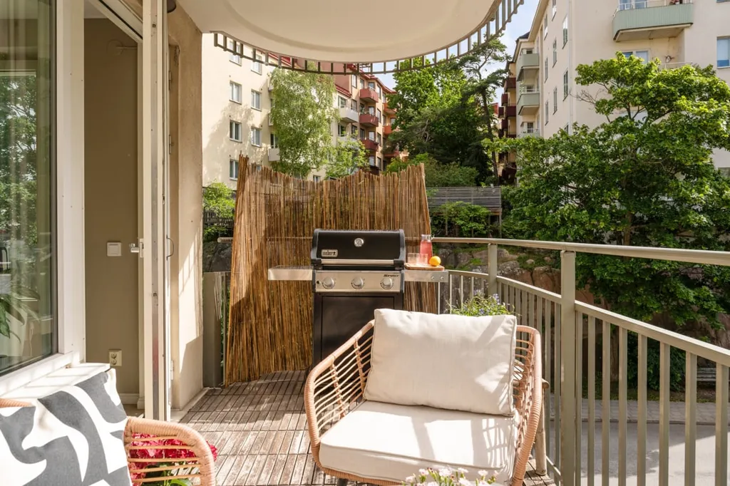 Balcone - Terraced House with Sea View in Lilla Essingen