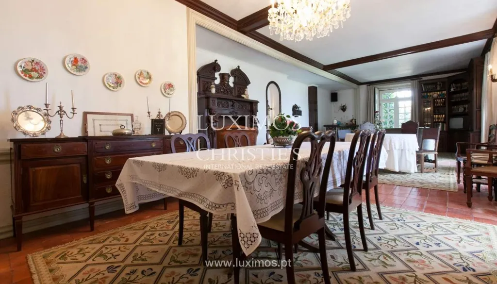 Salle à manger - Historic Quinta with Lake and Braga Views