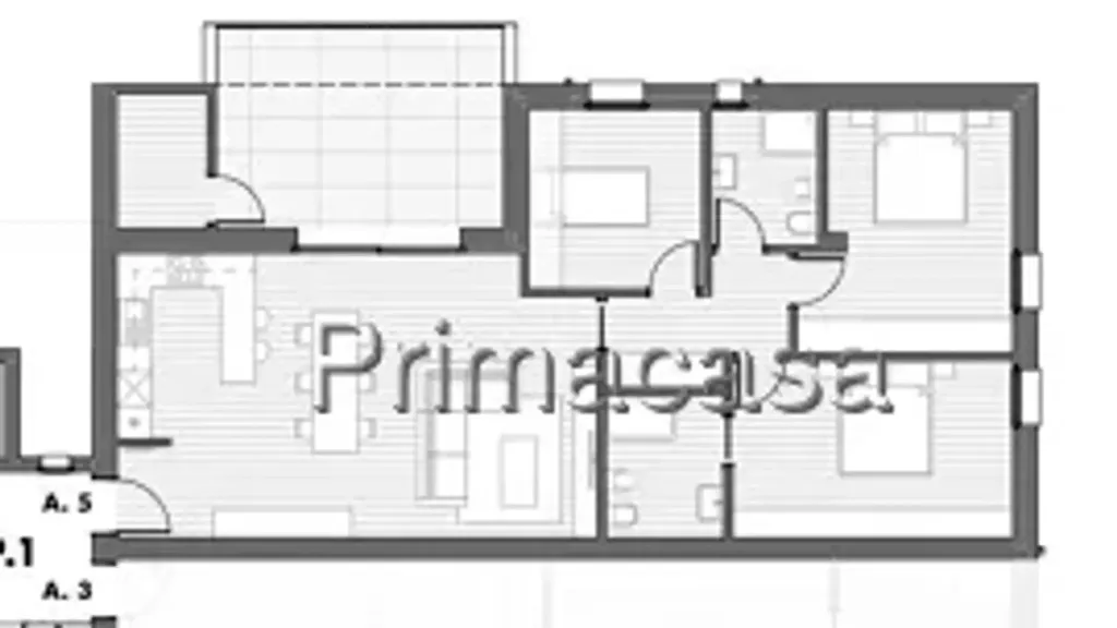 Plaan - New Apartment with Balcony in Carpi