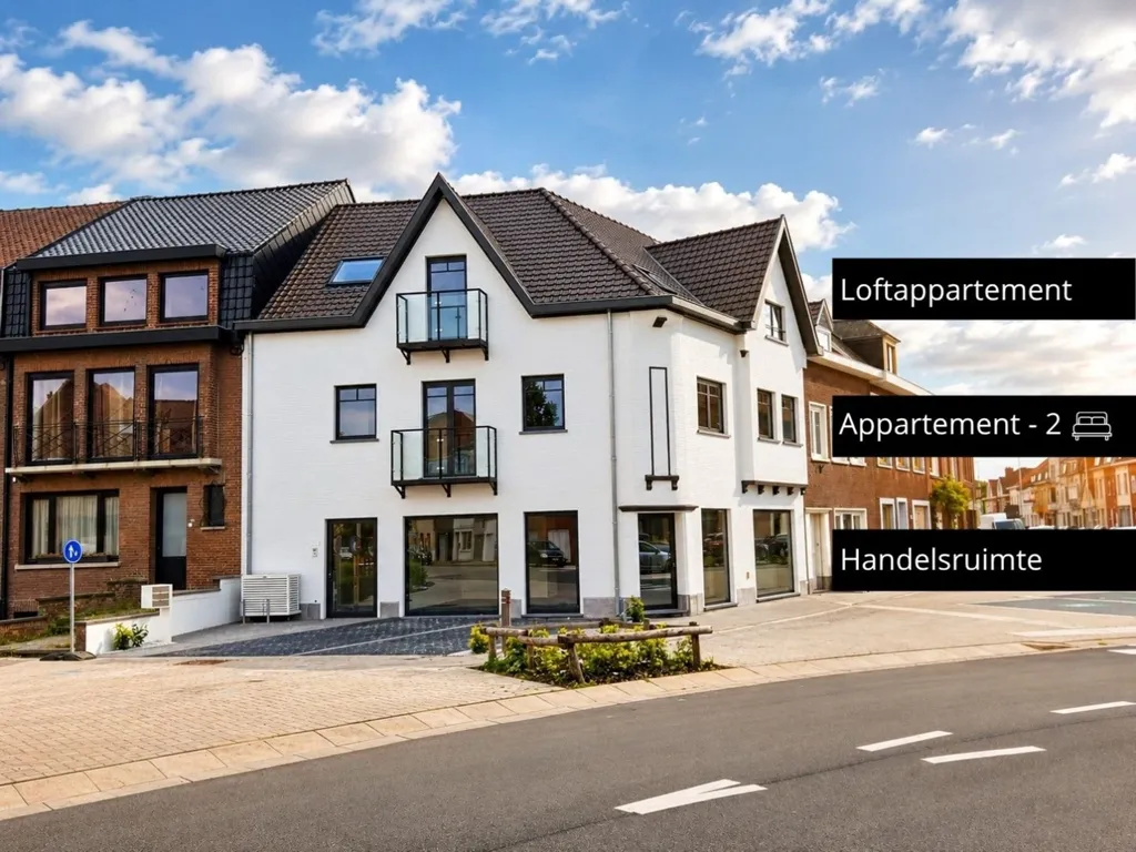 Exterior - Eco-Friendly Apartment with Terrace in Kortrijk