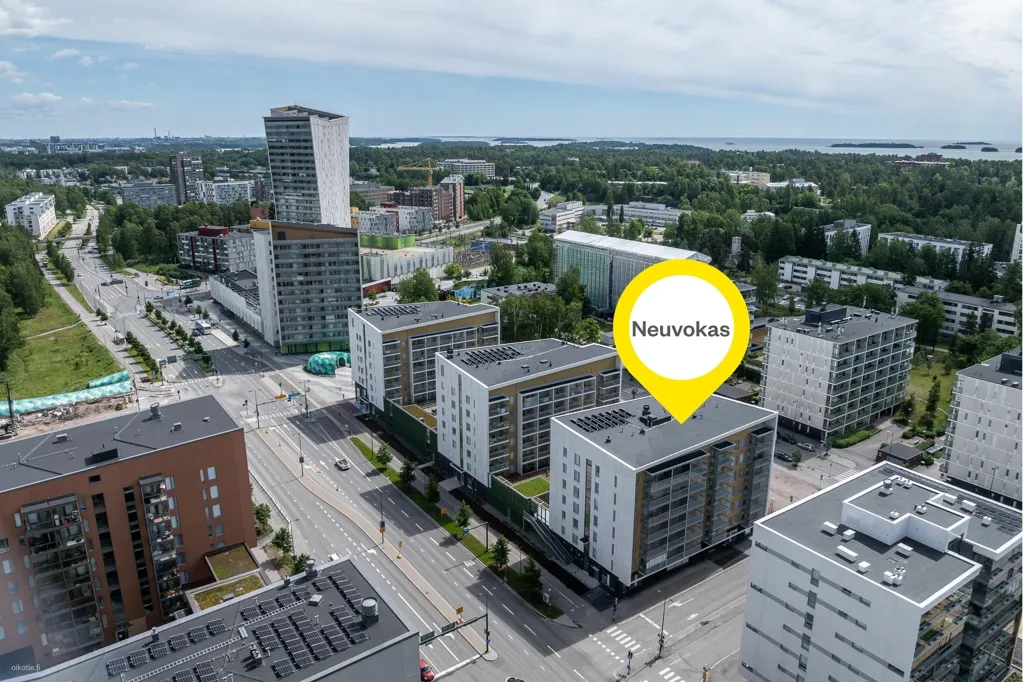 Vue aérienne - Spacious Apartment with Sauna in Niittykumpu