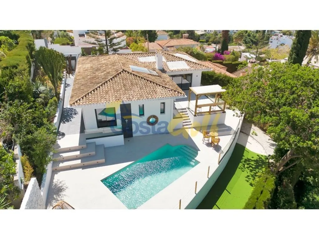 Vue aérienne - Luxury Villa with Pool in Elviria, Marbella