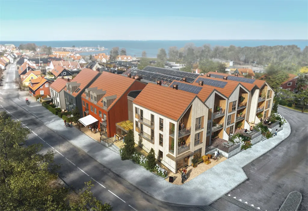 Modern Flats with Inner Courtyard in Båstad