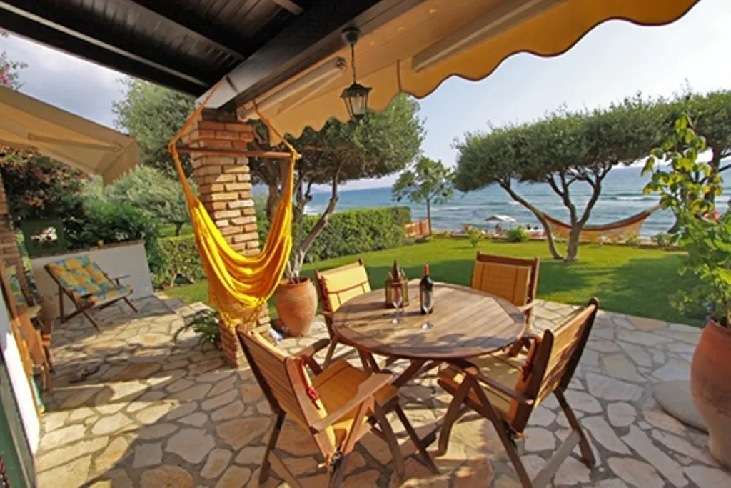 Terrace - Maisonette with Sea View in Corfu