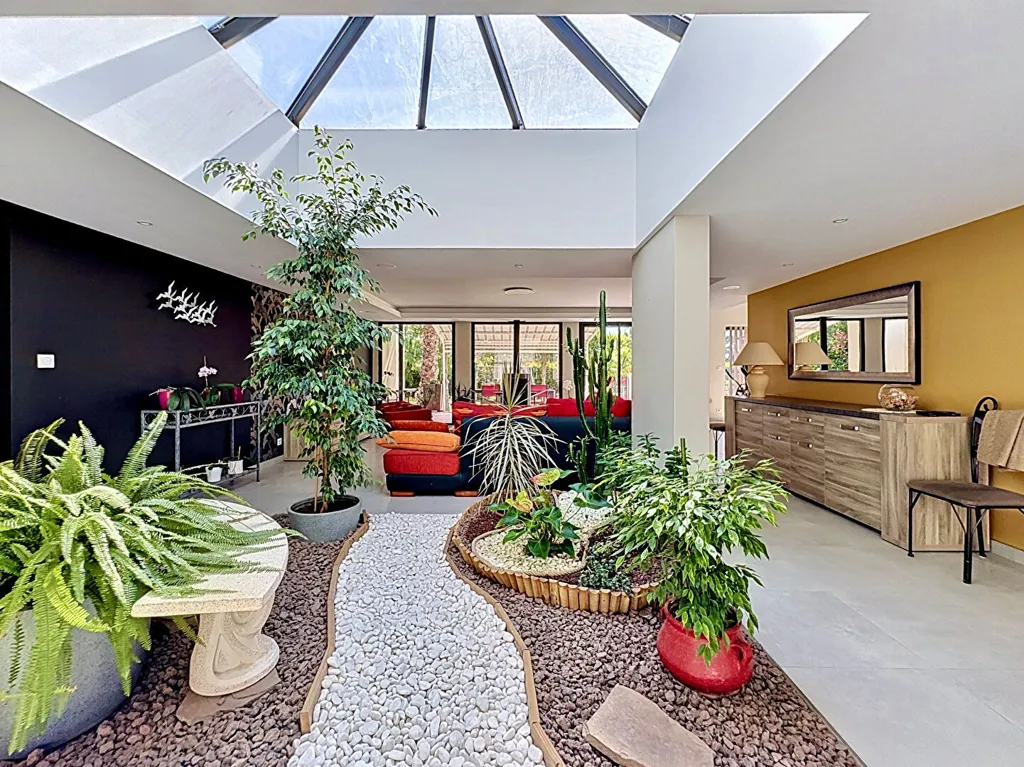 Garden - Architectural Villa with Pool in Perpignan Area