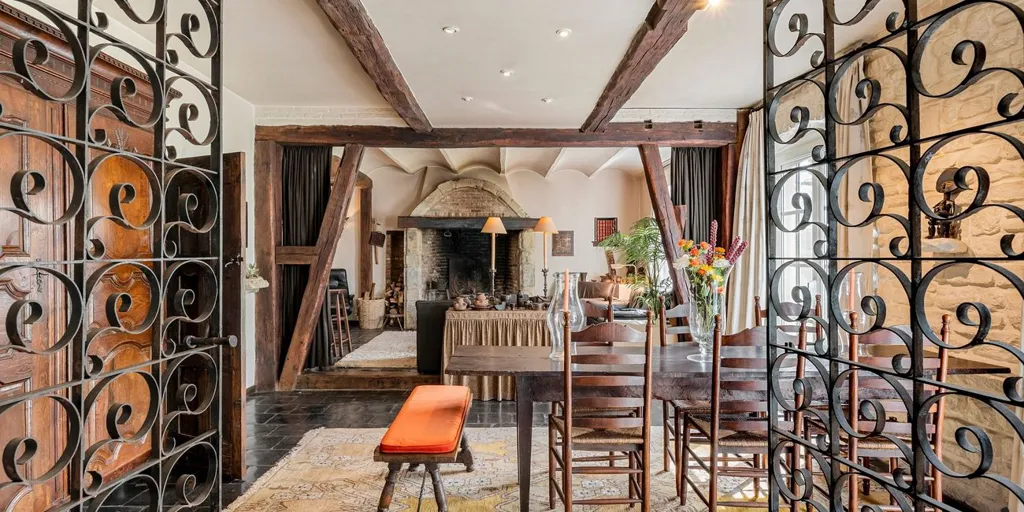 Söögituba - Rustic Country House with Pool in Ekeren