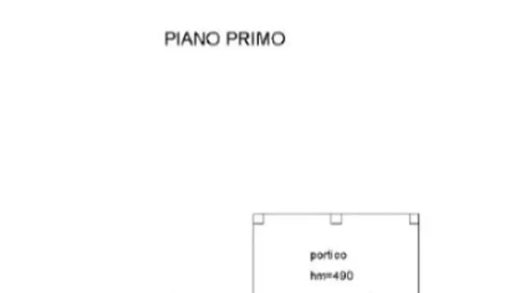 Plan - Cascina with Garden in Mortara