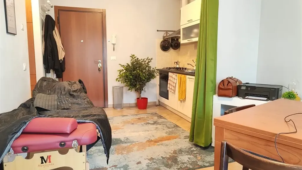 Köök - Apartment with Terrace in Castelverde, Rome