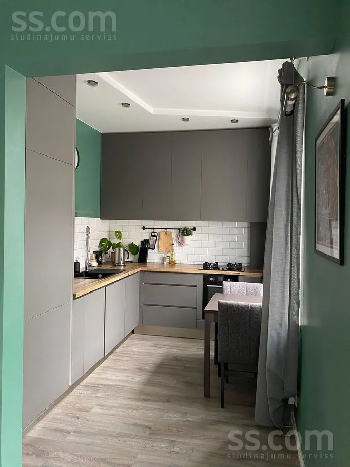Cuisine - Renovated Flat with Balcony in Riga Centre