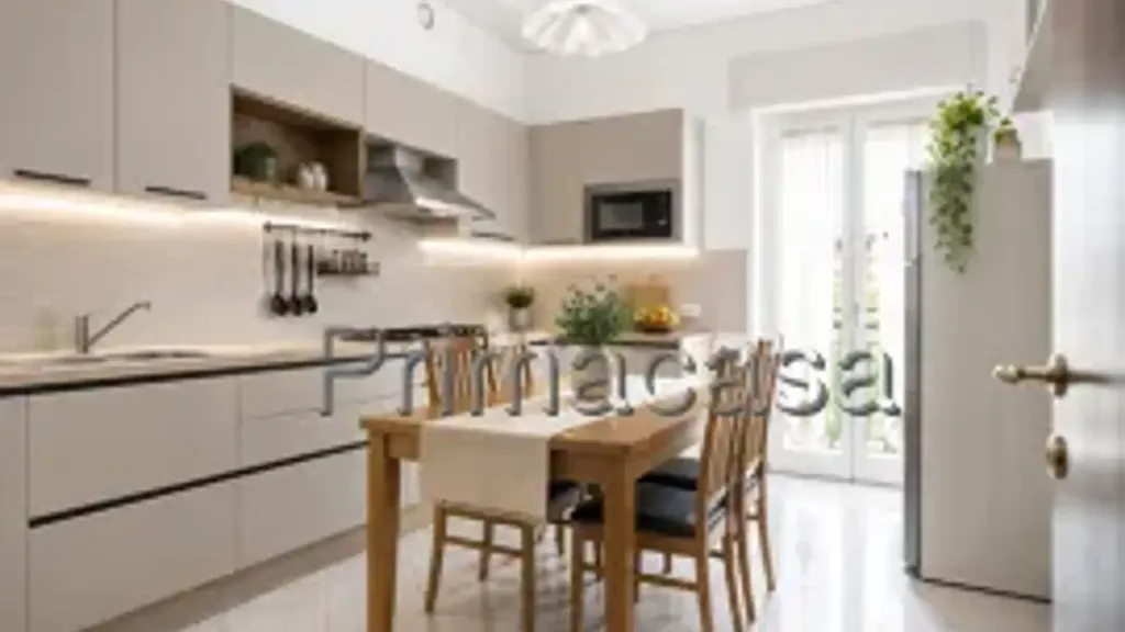 Cucina - Spacious Apartment with Balconies in Zevio