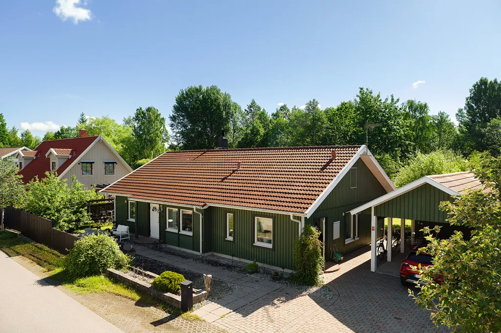 Õhuvaade - 1-Storey Villa with Garden in Östra Lugnet
