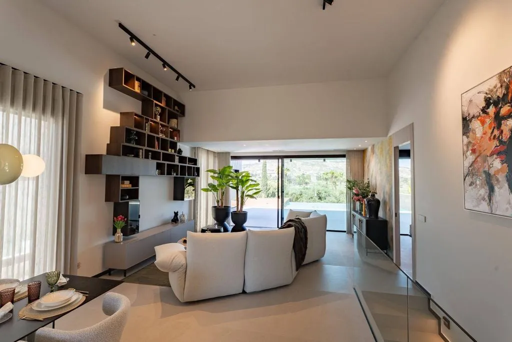 Living Room - New Build Villa with Pool in Algorfa