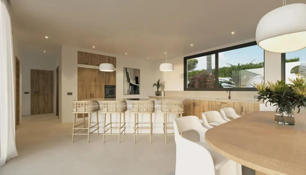 Cuisine - Villa with Pool and Water View in Jávea