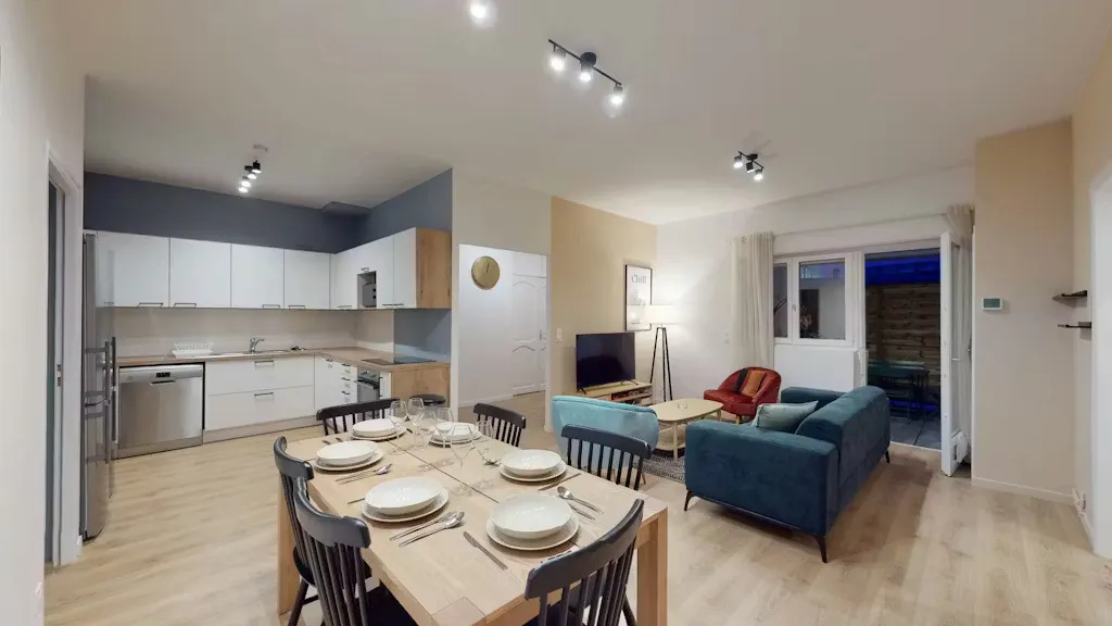 Salle à manger - Appartement Meublé avec Internet à Lille