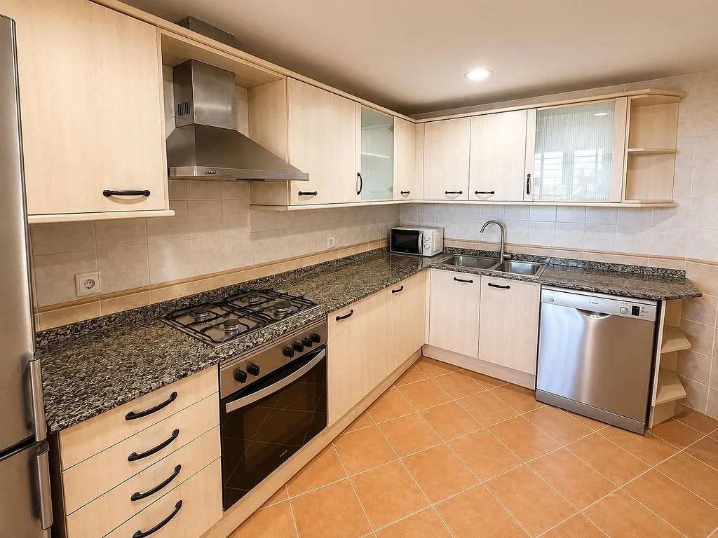 Köök - Apartment with Pool and Terrace in Valencia