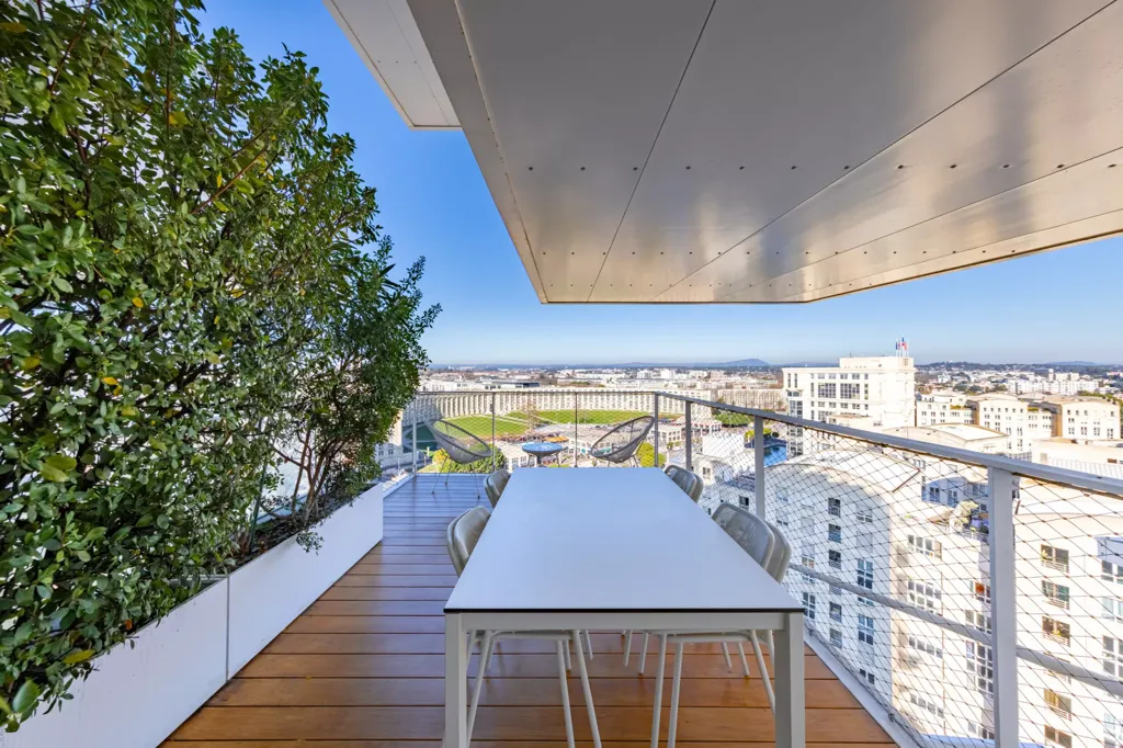 Terrasse - Appartement Luxe avec Vue Panoramique à Montpellier