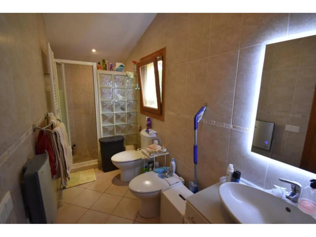 Salles de bain - Rustic House with Pool near Alcúdia Port