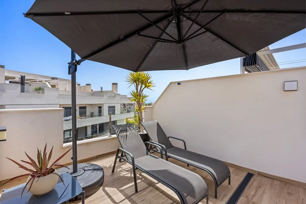 Terrasse - Penthouse with Terrace in Villamartin, Alicante