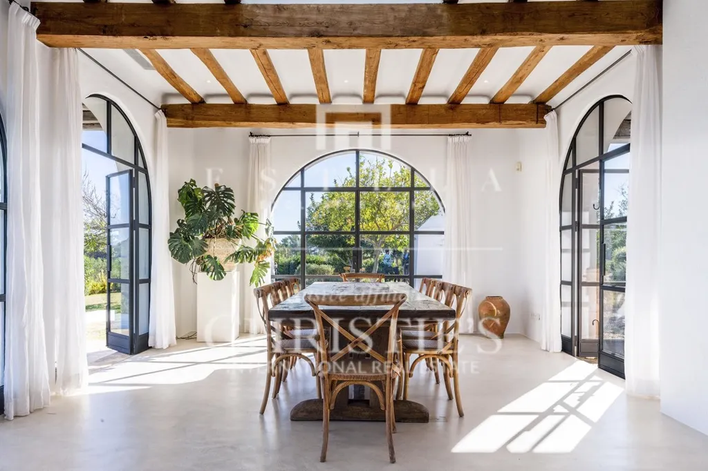 Sala da pranzo - Chalet with Pool and Terrace in Sant Joan de Labritja