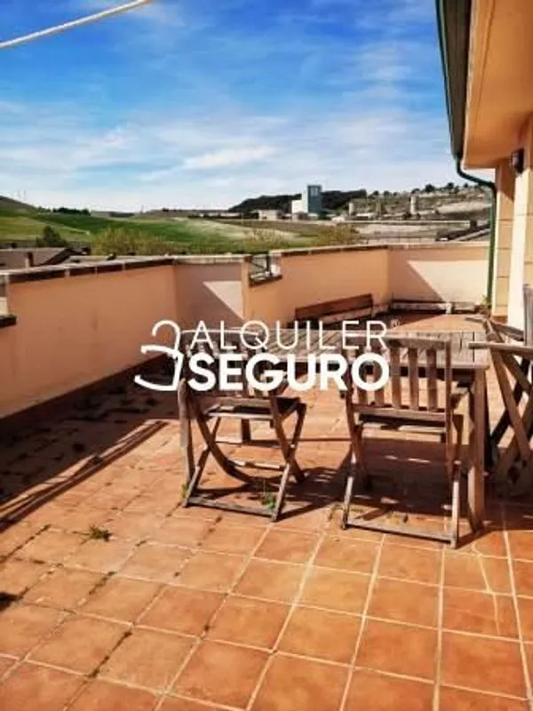 Terrasse - Penthouse with Terrace in Zaratán
