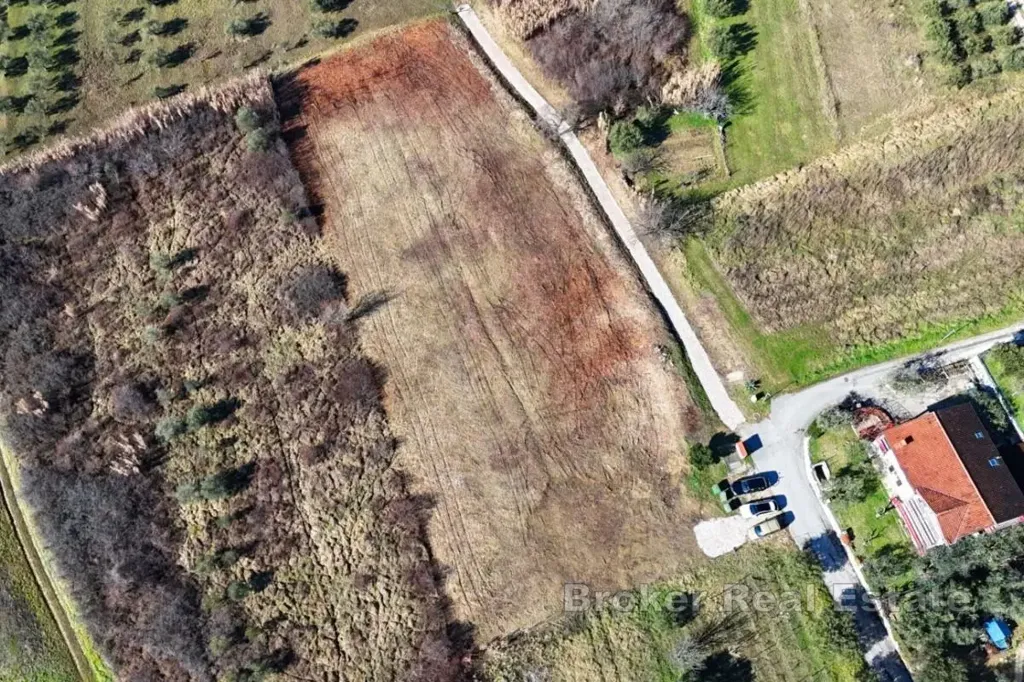 Luftaufnahme - Building Plot with Sea View in Buje