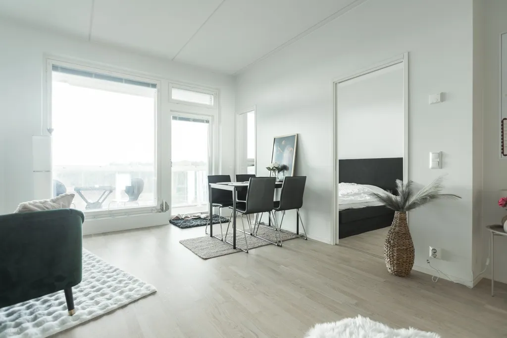 Elutuba - Modern Flat with Glazed Balcony in Saunalahti