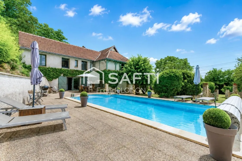 Piscina - Charming Hunting Lodge with Pool near Bléré