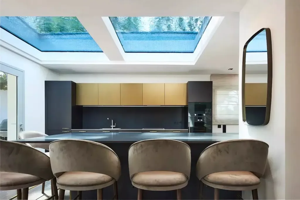 Kitchen - 1950s Villa with Sea View in Cap d'Antibes