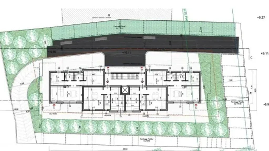 Plan - New Triplex with Garden in Santa Marinella